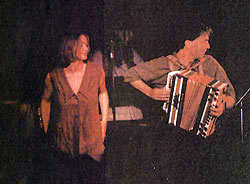Sabine Kapfinger and Hubert von Goisern at the Alamo