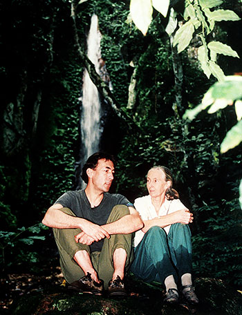 Hubert von Goisern and Jane Goodall